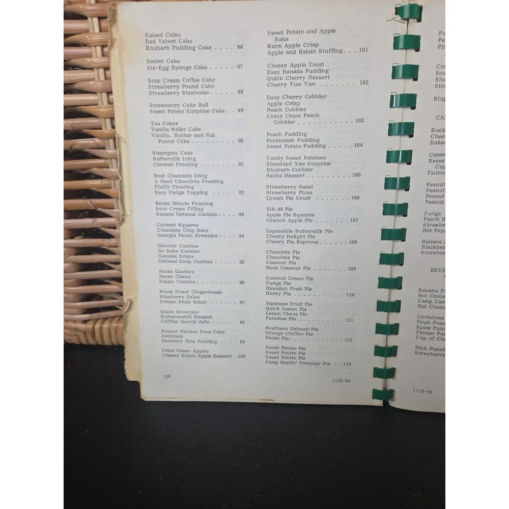 Ladies Friendship Circle Cookbook Concord,‎ NC 1983 Vintage Local Recipe Book